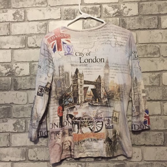 City of London Women's Long Sleeve Tee Size L - Picture 4 of 6